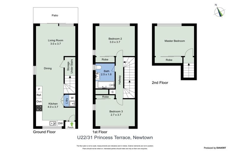 Photo of property in 22/31u Princess Terrace, Newtown, Wellington, 6021
