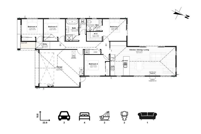 Photo of property in 109 Spalling Road, Halswell, Christchurch, 8025