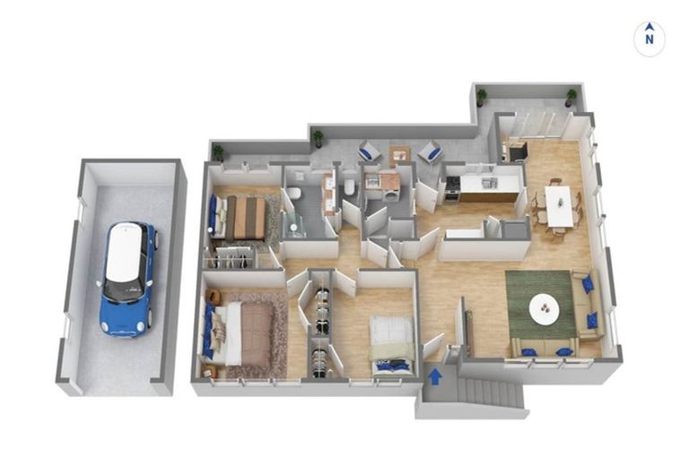 Photo of property in 1 Segedin Place, Glenfield, Auckland, 0629