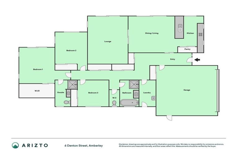 Photo of property in 6 Denton Street, Amberley, 7410