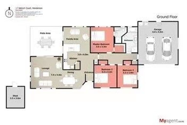 Photo of property in 17 Jelicich Court, Henderson, Auckland, 0612