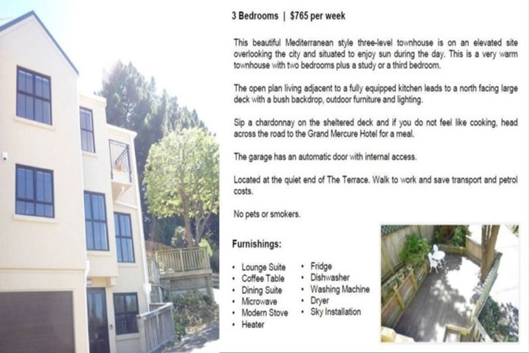 Photo of property in 12/358u The Terrace, Te Aro, Wellington, 6011