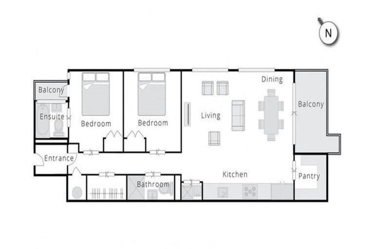 Photo of property in Cubana Apartments, 14/158u Cuba Street, Te Aro, Wellington, 6011