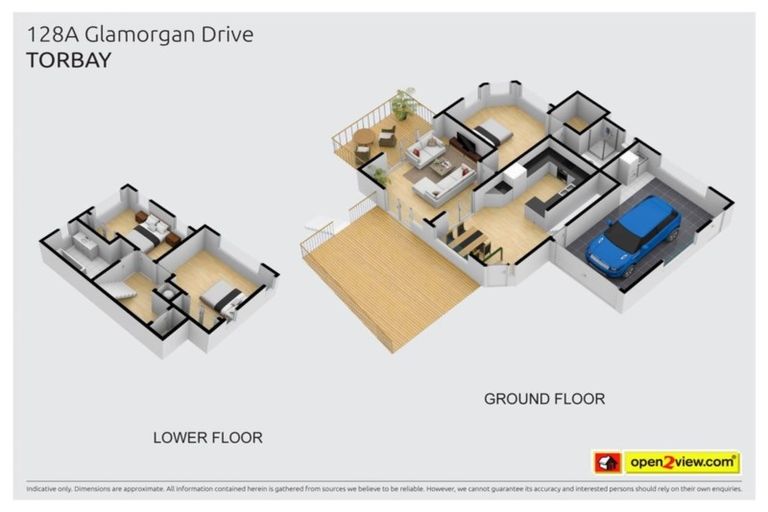 Photo of property in 128a Glamorgan Drive, Torbay, Auckland, 0630