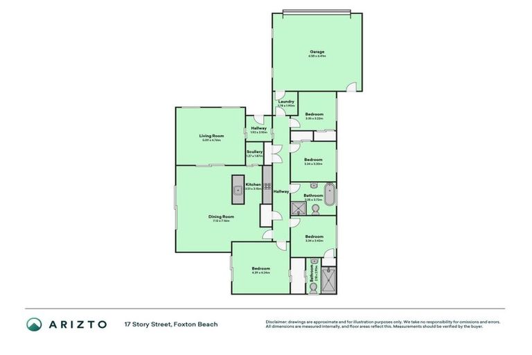 Photo of property in 17 Story Street, Foxton Beach, Foxton, 4815