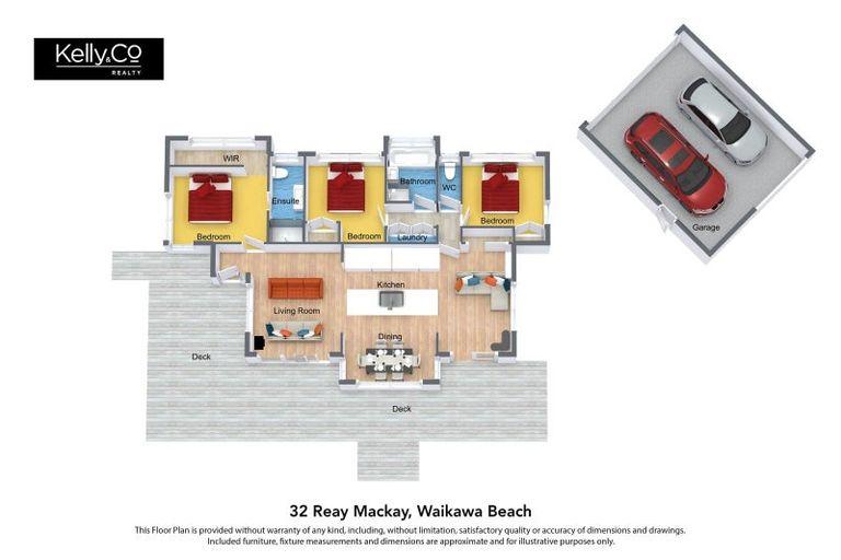 Photo of property in 32 Reay Mackay Grove, Waikawa Beach, Manakau, 5573