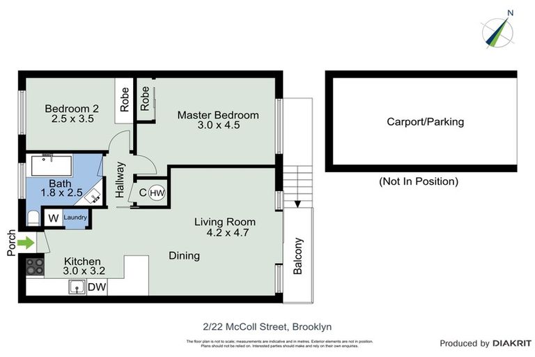 Photo of property in 22f2 Mccoll Street, Vogeltown, Wellington, 6021