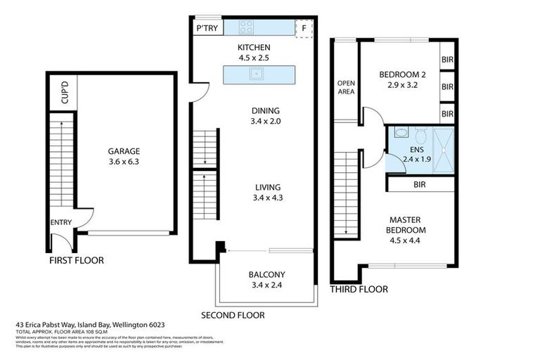 Photo of property in 43 Erica Pabst Way, Island Bay, Wellington, 6023