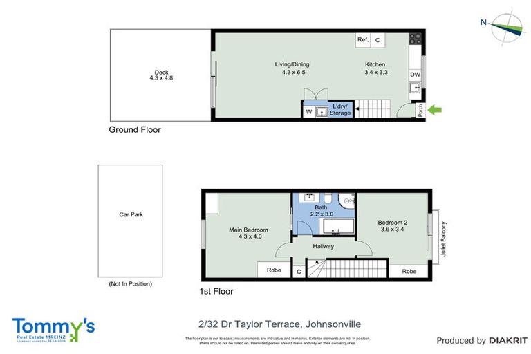 Photo of property in 32u2 Dr Taylor Terrace, Johnsonville, Wellington, 6037