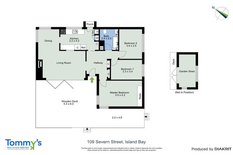 Photo of property in 109 Severn Street, Island Bay, Wellington, 6023