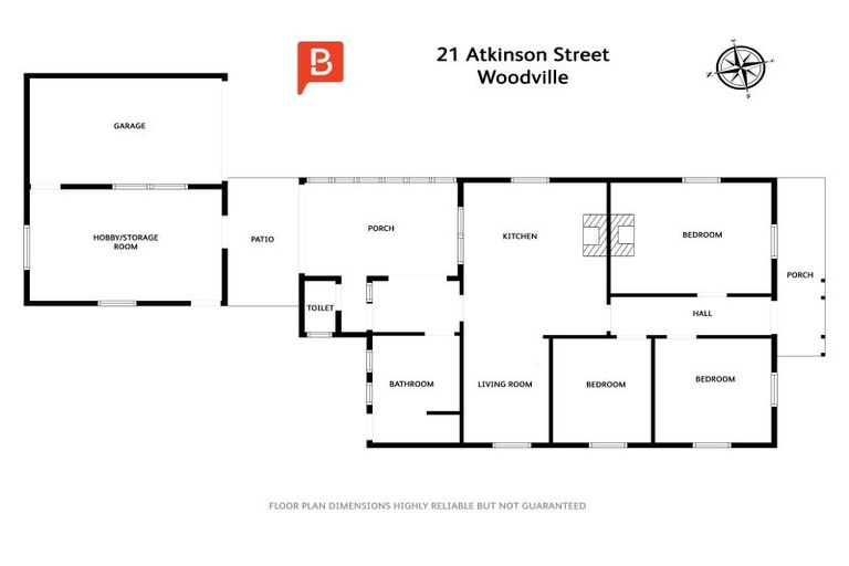 Photo of property in 21 Atkinson Street, Woodville, 4920