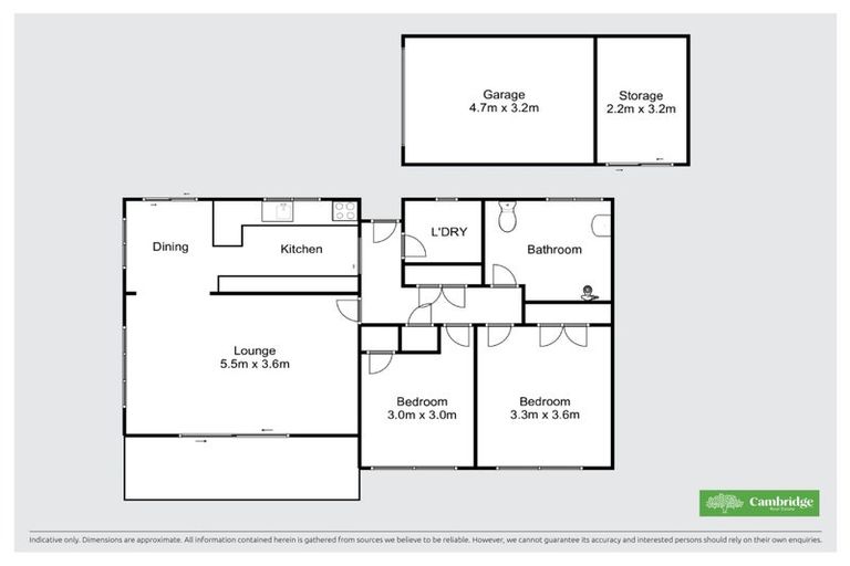 Photo of property in 34a Spencer Street, Leamington, Cambridge, 3432