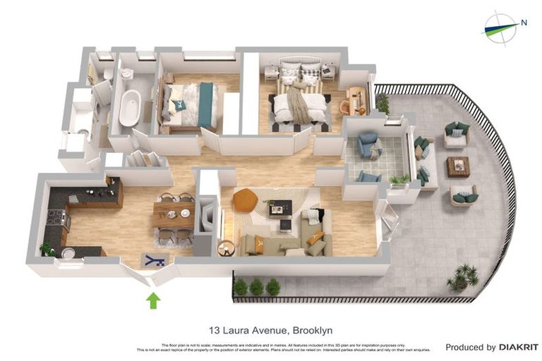 Photo of property in 13 Laura Avenue, Brooklyn, Wellington, 6021
