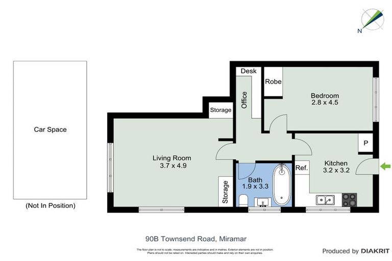 Photo of property in 90b Townsend Road, Miramar, Wellington, 6022