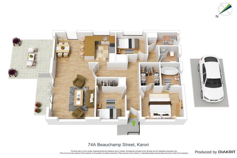 Photo of property in 74a Beauchamp Street, Karori, Wellington, 6012