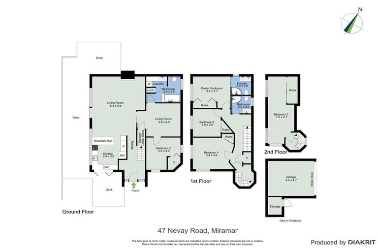 Photo of property in 47 Nevay Road, Miramar, Wellington, 6022