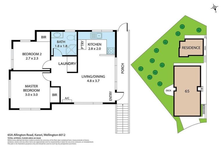 Photo of property in 65 Allington Road, Karori, Wellington, 6012