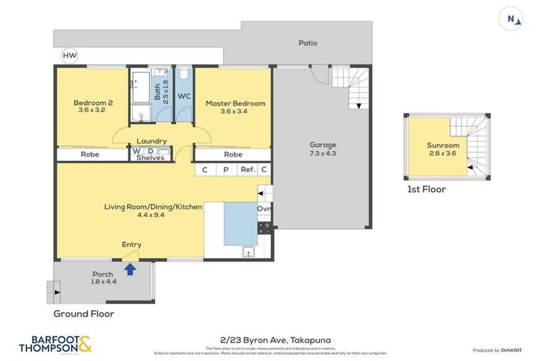 Photo of property in 2/23 Byron Avenue, Takapuna, Auckland, 0622