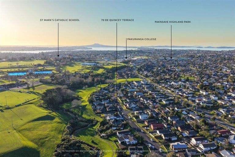 Photo of property in 70 De Quincey Terrace, Highland Park, Auckland, 2010