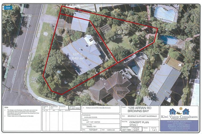 Photo of property in 128 Arran Road, Browns Bay, Auckland, 0630
