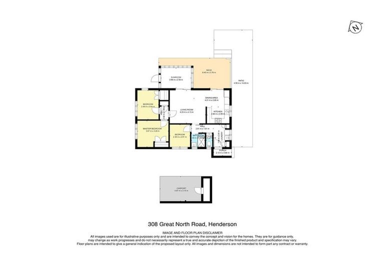 Photo of property in 308 Great North Road, Henderson, Auckland, 0612