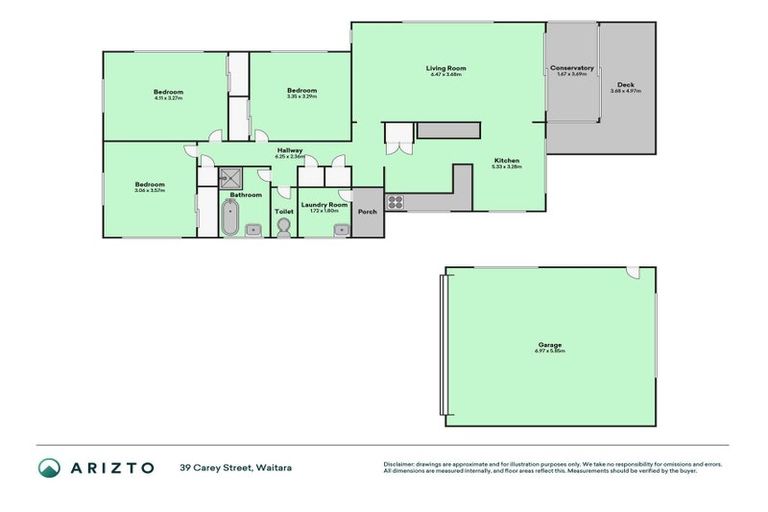 Photo of property in 39 Carey Street, Waitara, 4320