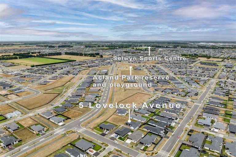 Photo of property in 5 Lovelock Avenue, Rolleston, 7615