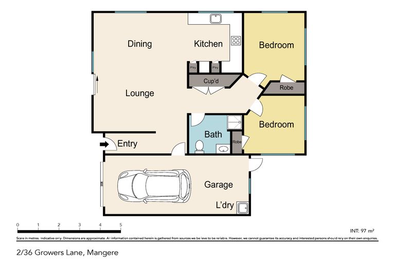 Photo of property in 2/36 Growers Lane, Mangere East, Auckland, 2024