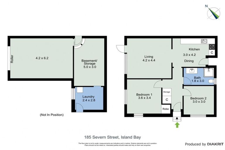 Photo of property in 185 Severn Street, Island Bay, Wellington, 6023