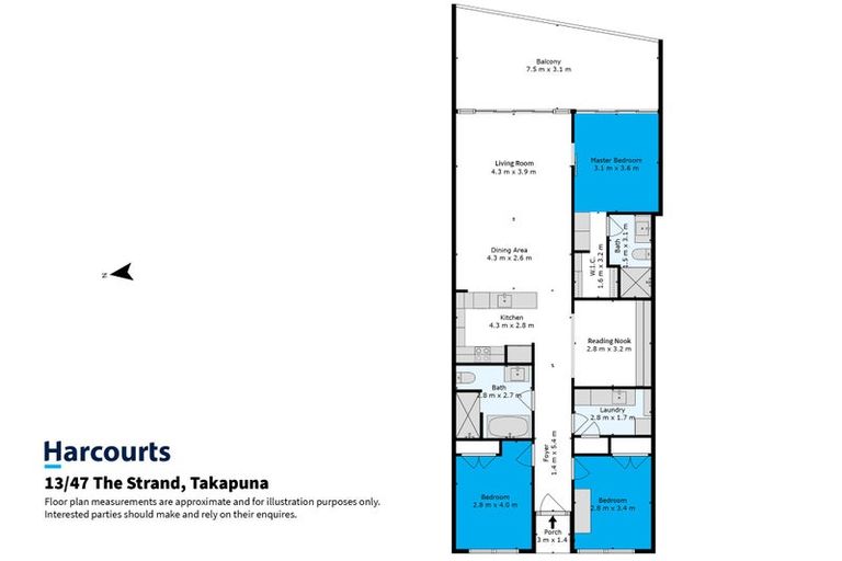 Photo of property in The Sands Apartments, 13/47 The Strand, Takapuna, Auckland, 0622