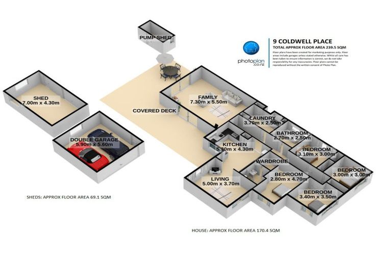 Photo of property in 9 Coldwell Place, Chartwell, Hamilton, 3210