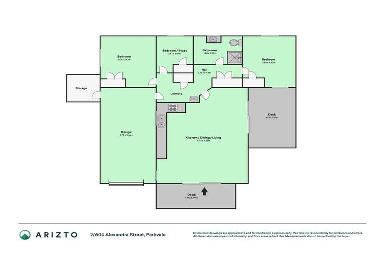 Photo of property in 2/604 Alexandra Street, Parkvale, Hastings, 4122