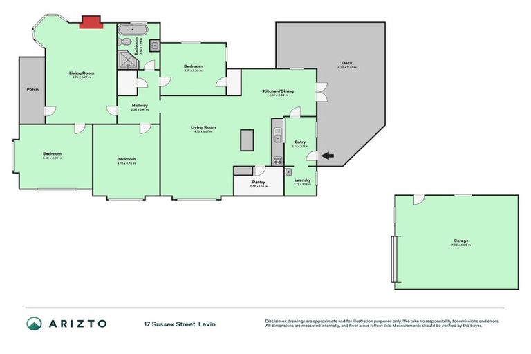 Photo of property in 17 Sussex Street, Levin, 5510
