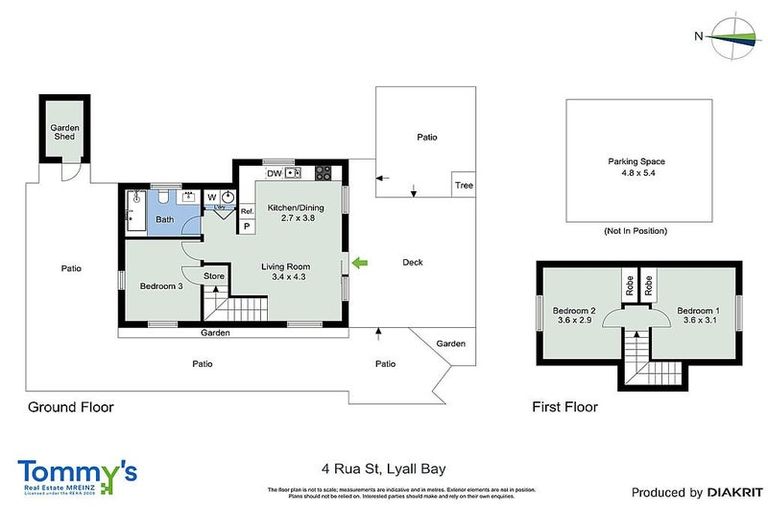 Photo of property in 6 Rua Street, Lyall Bay, Wellington, 6022