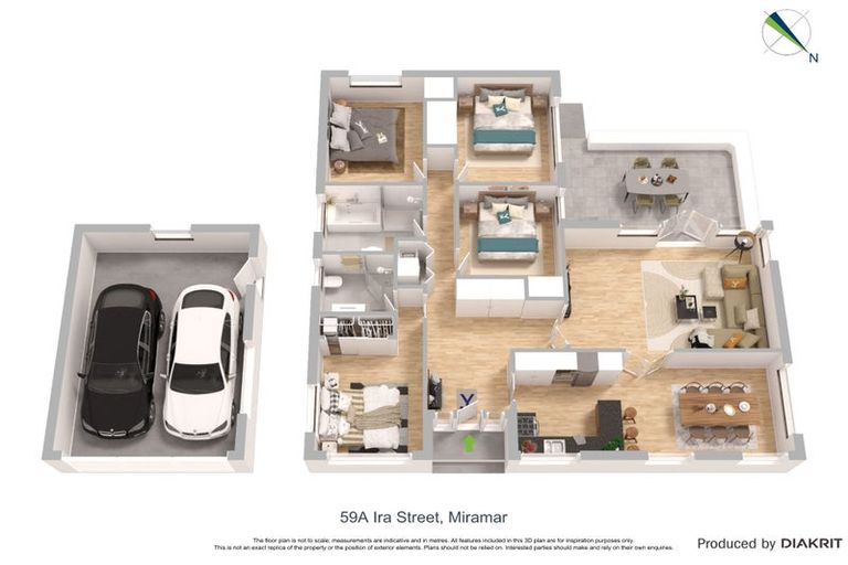 Photo of property in 59a Ira Street, Miramar, Wellington, 6022