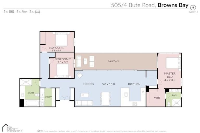 Photo of property in The Victor, 505/4 Bute Road, Browns Bay, Auckland, 0630