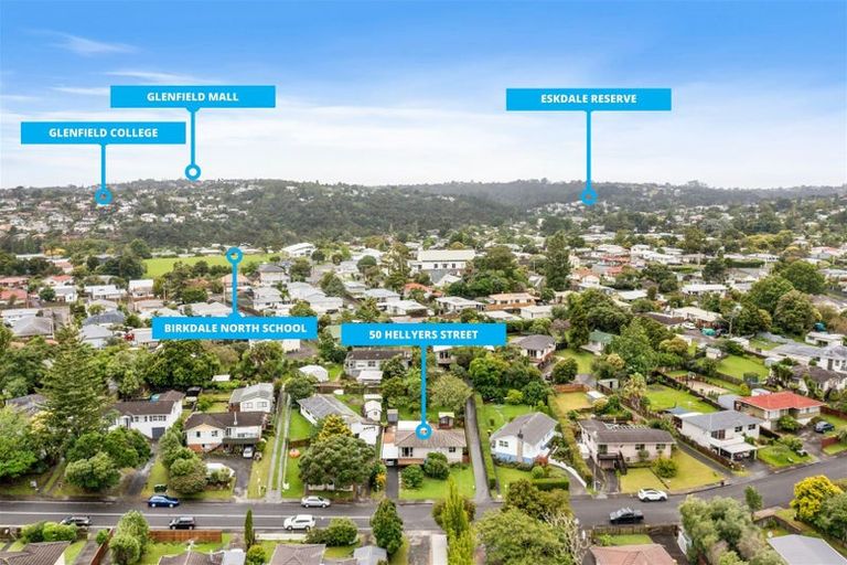 Photo of property in 50 Hellyers Street, Birkdale, Auckland, 0626