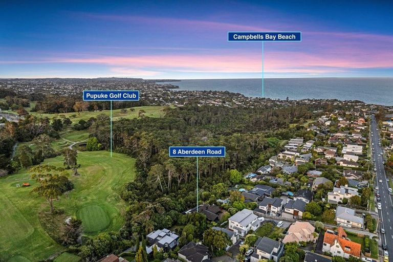 Photo of property in 8 Aberdeen Road, Campbells Bay, Auckland, 0620