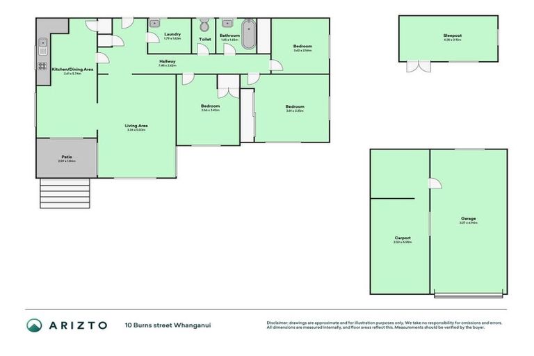 Photo of property in 10 Burns Street, Tawhero, Whanganui, 4501