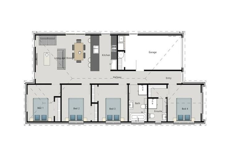 Photo of property in 55 Rorotu Avenue, Karaka, 2113