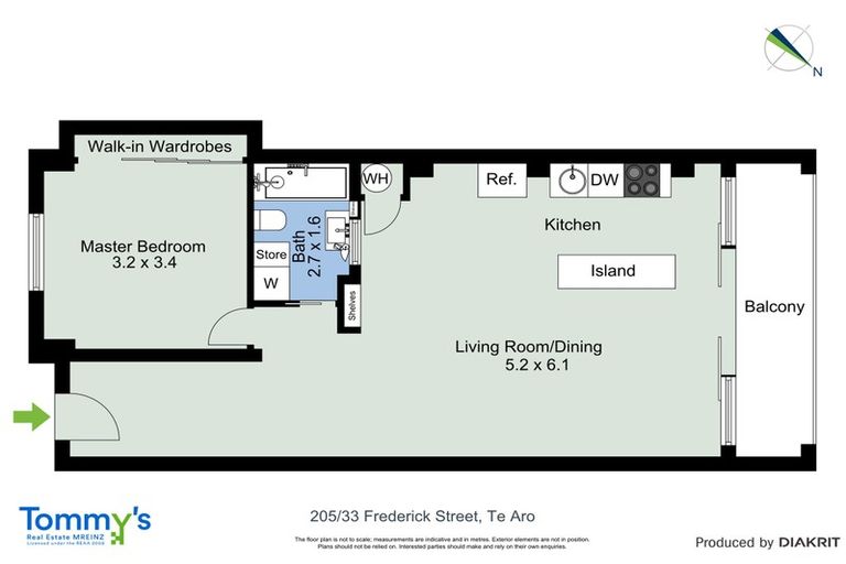 Photo of property in Croxley Mill Apartments, 205/33 Frederick Street, Te Aro, Wellington, 6011