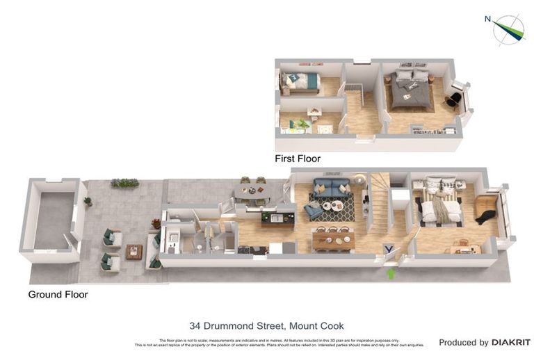 Photo of property in 34 Drummond Street, Mount Cook, Wellington, 6021