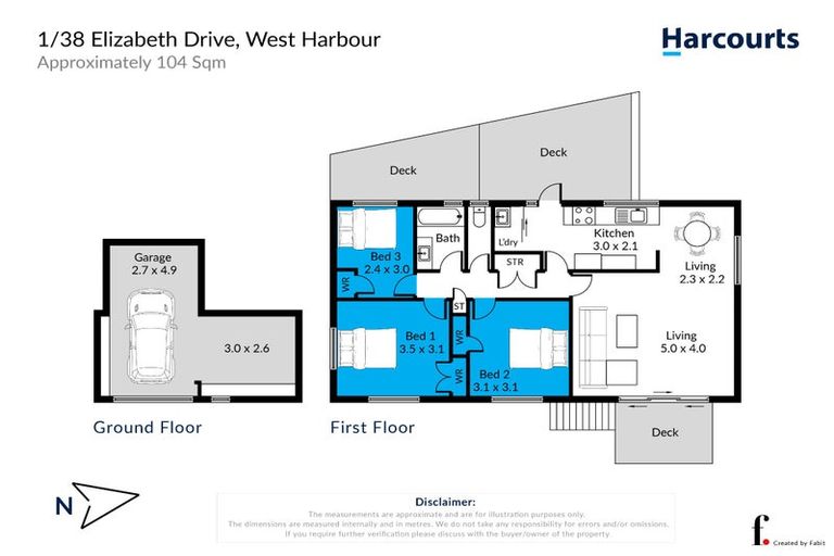 Photo of property in 38 Elizabeth Drive, West Harbour, Auckland, 0618