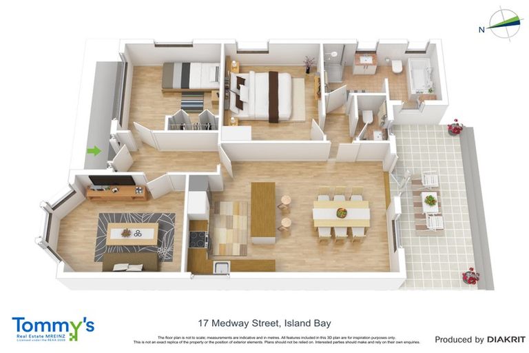 Photo of property in 17 Medway Street, Island Bay, Wellington, 6023