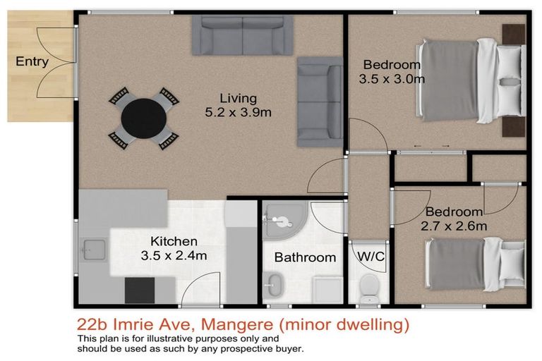 Photo of property in 22 Imrie Avenue, Mangere, Auckland, 2022