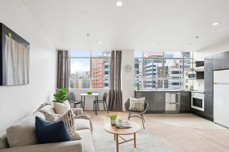Photo of property in Hume House, 16/152u The Terrace, Wellington Central, Wellington, 6011