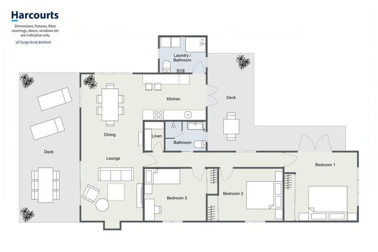 Photo of property in 117 Budge Street, Riversdale, Blenheim, 7201