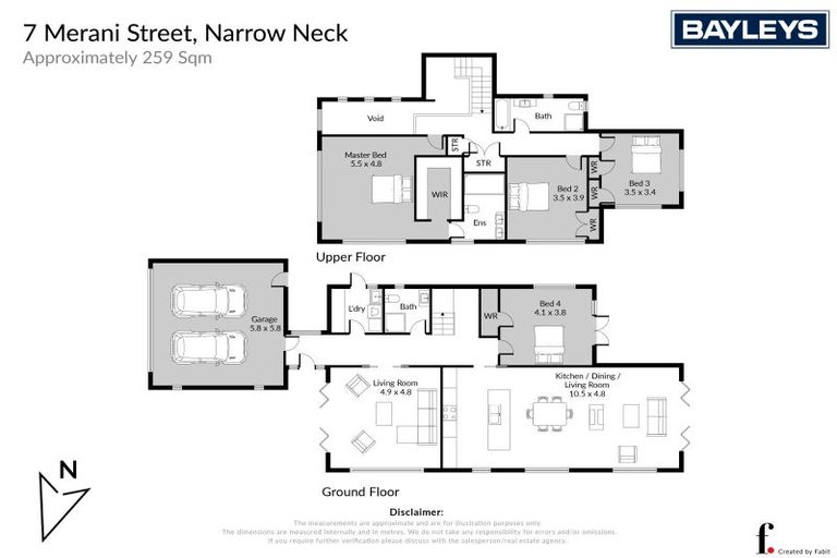 Photo of property in 7 Merani Street, Narrow Neck, Auckland, 0622