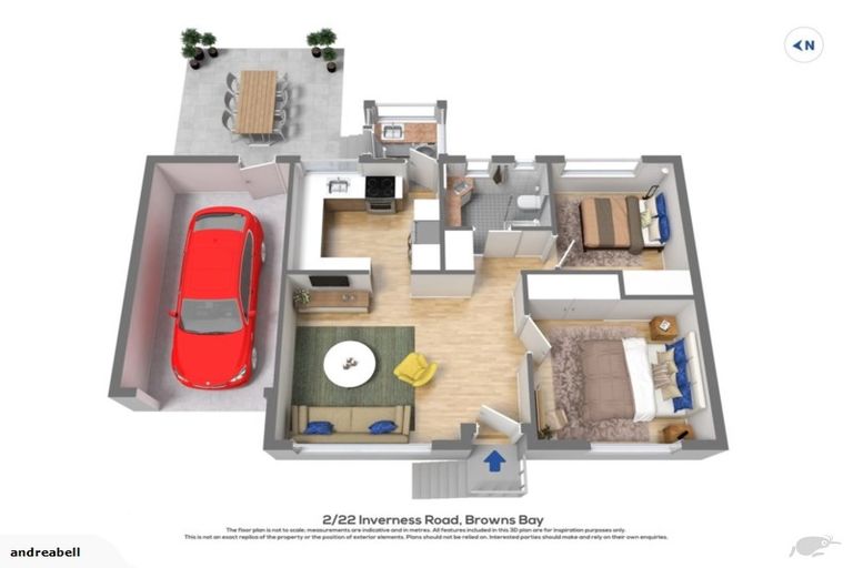 Photo of property in 2/22 Inverness Road, Browns Bay, Auckland, 0630