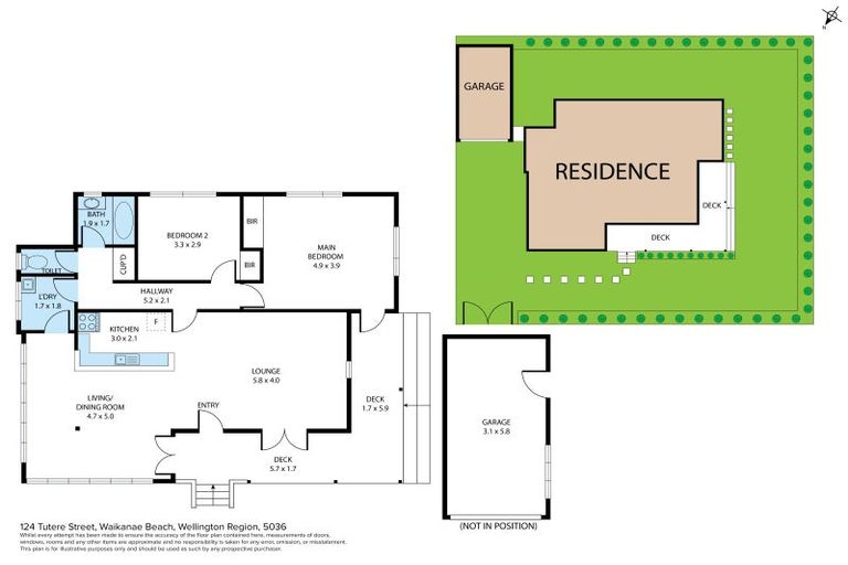 Photo of property in 124 Tutere Street, Waikanae Beach, Waikanae, 5036